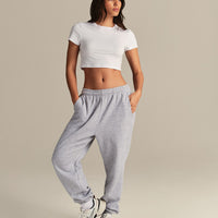 Smooth Contour Cropped Short Sleeve T-Shirt | White