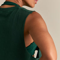 Comfort Drop Armhole Tank | Vintage Emerald