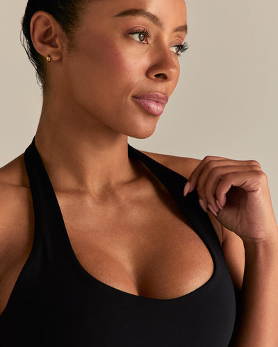 Essential Halter Tank | Black