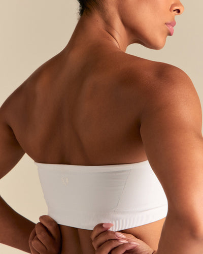 Define 2.0 Seamless Bandeau Bra | White
