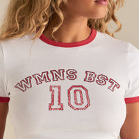 Comfort "10" Graphic Baby T-Shirt | White