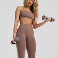 Define 2.0 Seamless Racer Back Bra | Mocha