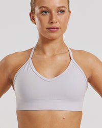 Define 2.0 Seamless Halter Neck Bra | Steel Grey