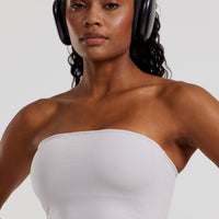 Define 2.0 Seamless Longline Bandeau Bra | Steel Grey