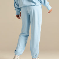 Comfort Cuffed Hem Joggers | Blue Haze