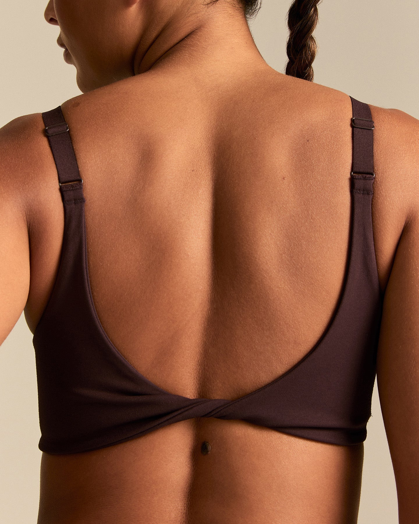 Power Reversible Twist Bra | Cafe Noir