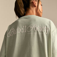Comfort OS Barbell Society Short Sleeve T-Shirt | Calming Green (4/6)