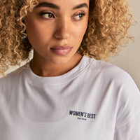Comfort WB Logo Oversized Short Sleeve T-Shirt | White