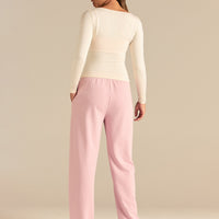 Smooth Contour Long Sleeve Reversible T-Shirt | Coconut White