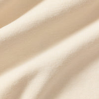 Comfort Lightweight Half Zip Draw Hem Sweat | Coconut White