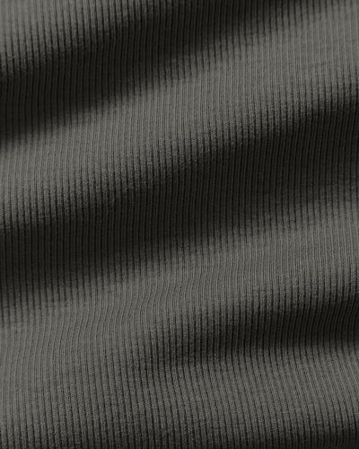 Comfort Ribbed Cropped T-Shirt | Slate Grey (5/6)