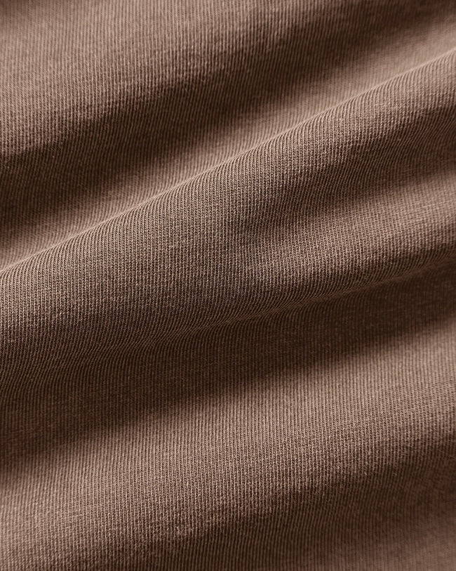 Comfort Oversized Short Sleeve T-Shirt | Vintage Mocha