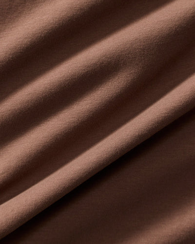 Cotton Contour Racer Tank | Mocha
