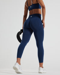 Define Scrunch Seamless 7/8 Leggings | Sapphire Blue