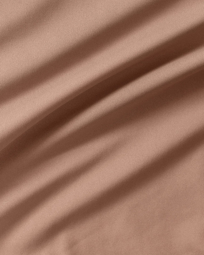 Essential High Waist Capri Leggings | Mauve Taupe