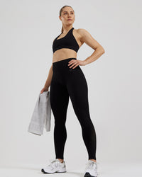 Motion Seamless Scrunch Leggings | Black