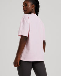 Comfort Oversized Short Sleeve T-Shirt Washed | Quartz