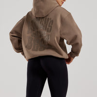 Comfort Oversized Statement Graphic Hoodie | Caribou