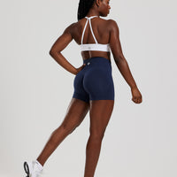 Define 2.0 Seamless Halter Neck Bra | White