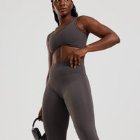 Essential Mini Flared Leggings | Graphite