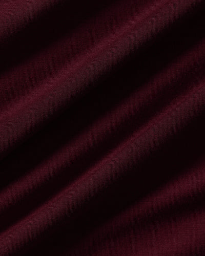 Smooth Contour Midi Short Sleeve T-Shirt | Merlot