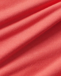 Smooth Contour Midi Crew Neck Long Sleeve T-Shirt | Sunlit Coral