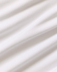 Smooth Contour Cropped Short Sleeve T-Shirt | White