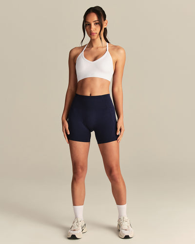 Define 2.0 Seamless Halter Neck Bra | White