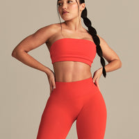 Define 2.0 Seamless Low Back Leggings | Lava Red