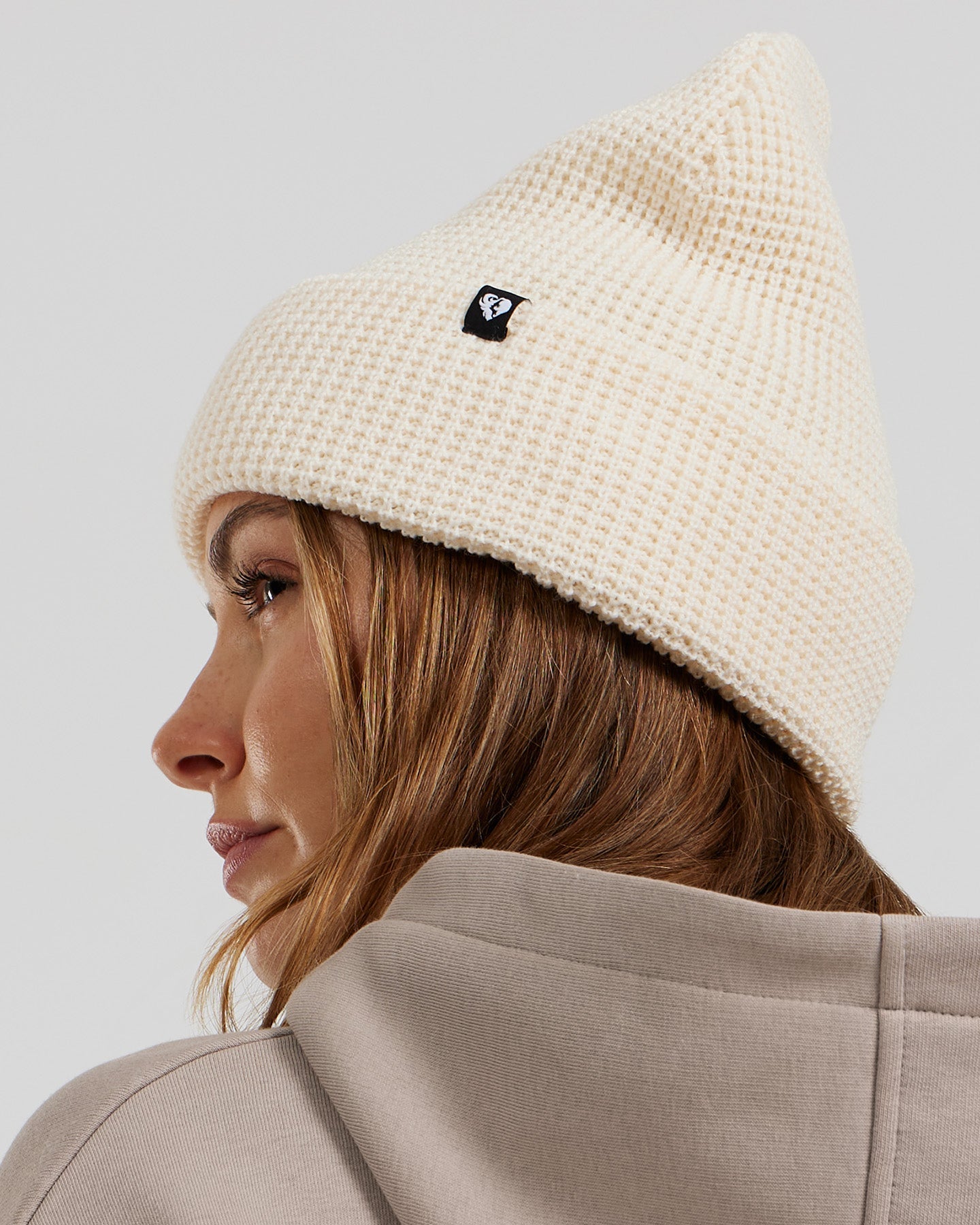 All Day Waffle Knit Beanie | Off White
