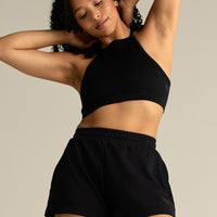 Motion Seamless Racer Front Bra | Black