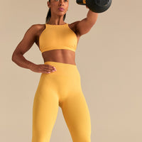 Define 2.0 Seamless High Neck Backless Bra | Mango