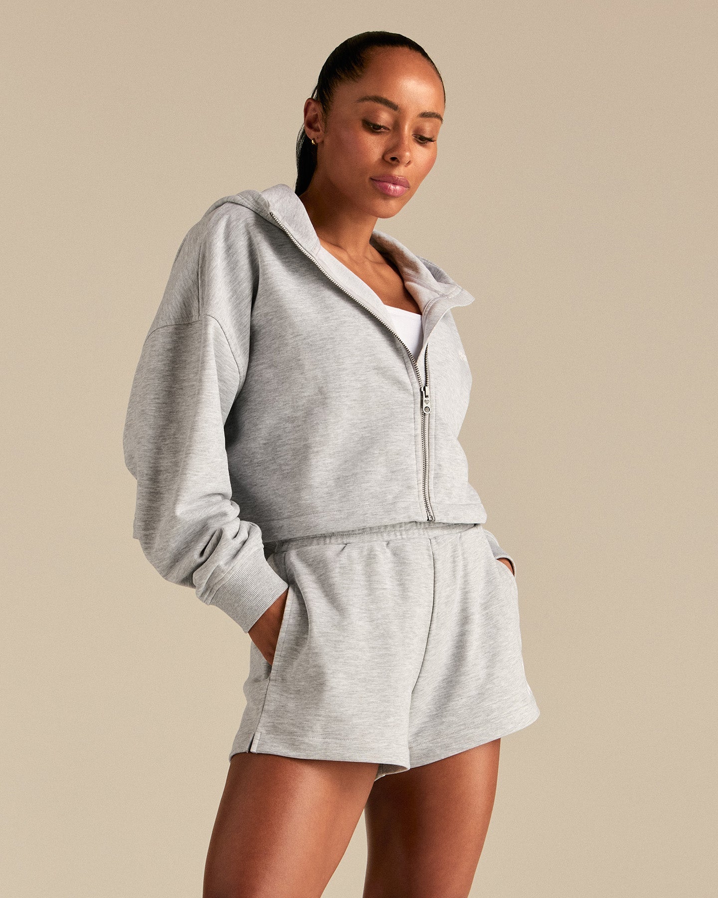 Comfort Lightweight "Best" Shorts | Grey Marl