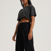 Comfort Light Straight Leg Joggers | Black