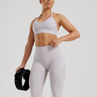 Define 2.0 Seamless Halter Neck Bra | Steel Grey