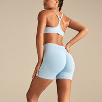 Emphasize V-Neck Bra | Blue Haze