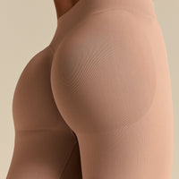 Emphasize Mid Waist Leggings | Mauve Taupe