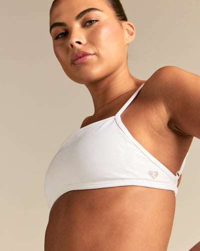 Emphasize Minimal Bra | White