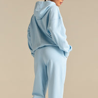 Comfort Cuffed Hem Joggers | Blue Haze