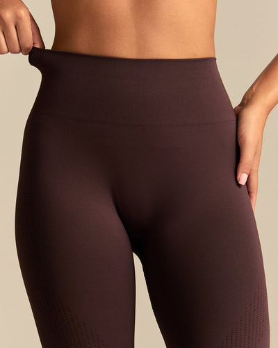 Power High Waist Flared Leggings | Cafe Noir