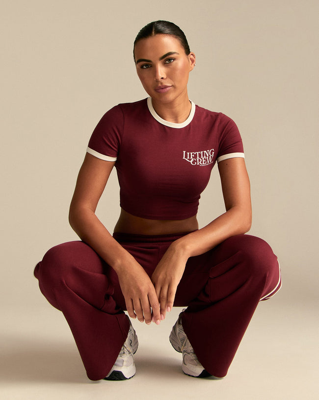 Comfort Lifting Crew Baby T-Shirt | Oxford Red