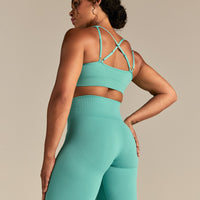 Power Seamless Leggings | Marine Green