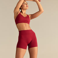 Define 2.0 Seamless Halter Neck Bra | True Red
