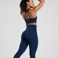Motion Seamless Racer Back Bra | Sapphire Blue