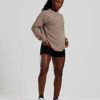 Comfort Oversized Long Sleeve T-Shirt Washed | Caribou