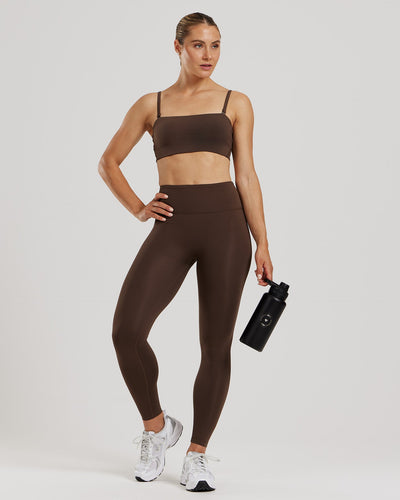 Essential High Waist Leggings | Cocoa