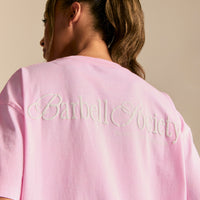 Comfort OS Barbell Society Short Sleeve T-Shirt | Candy Pink (6/6)