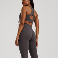 Power Seamless Sweetheart Bra | Graphite