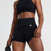 Power Seamless Shorts | Black
