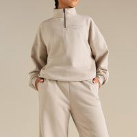 Comfort Cozy Straight Leg Joggers | Stone